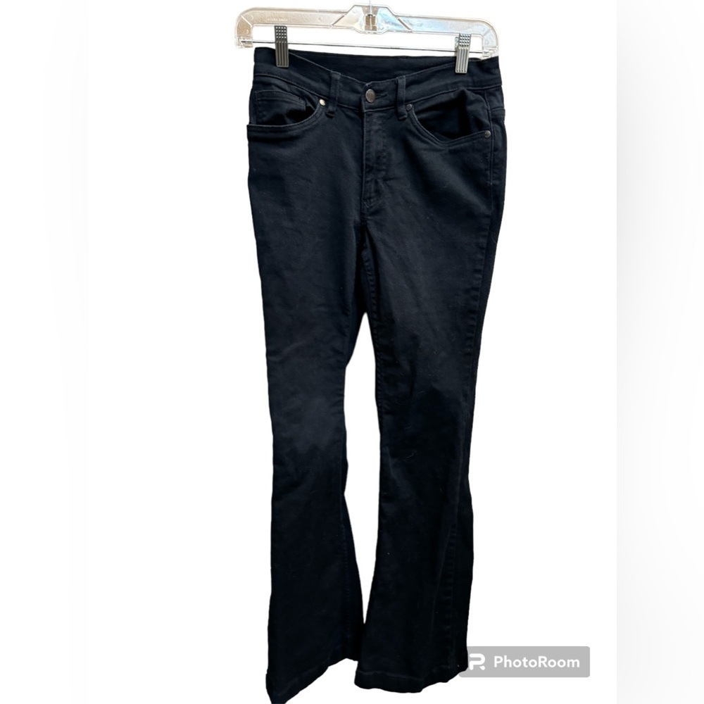 VENUS Women’s Black Cotton Stretch Boot Cut Jeans Festival Concert size 2S EUC - Picture 4 of 13